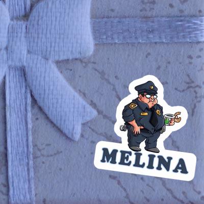 Autocollant Melina Policier Image