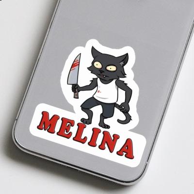 Sticker Psycho-Katze Melina Image