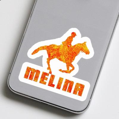 Sticker Horse Rider Melina Notebook Image