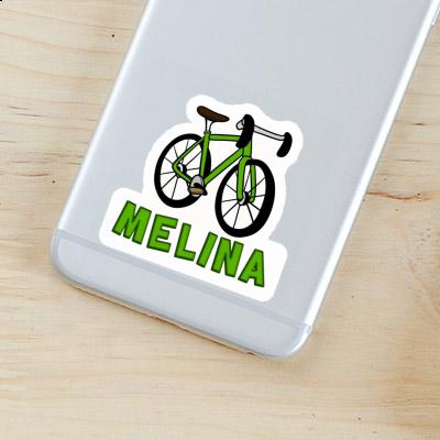 Melina Sticker Racing Bicycle Notebook Image