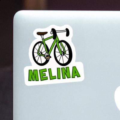 Melina Sticker Racing Bicycle Laptop Image