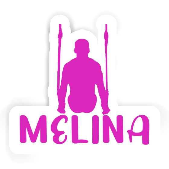 Sticker Melina Ring gymnast Notebook Image