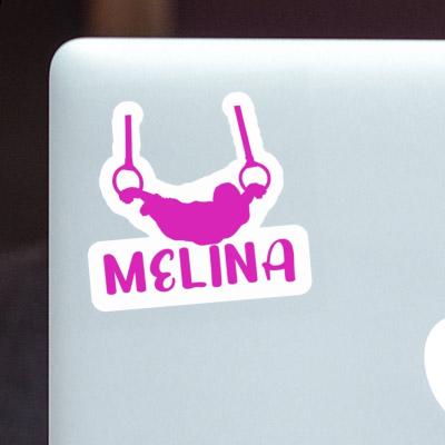 Sticker Ring gymnast Melina Laptop Image