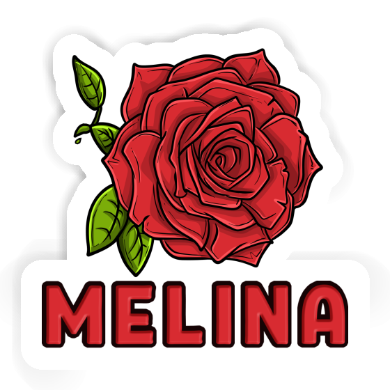 Rose blossom Sticker Melina Notebook Image