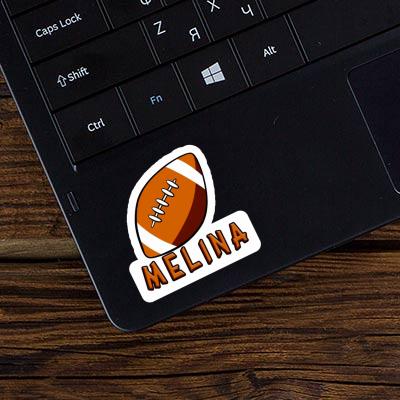 Rugby Sticker Melina Notebook Image