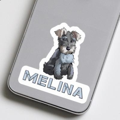 Sticker Melina Schnauzer Gift package Image