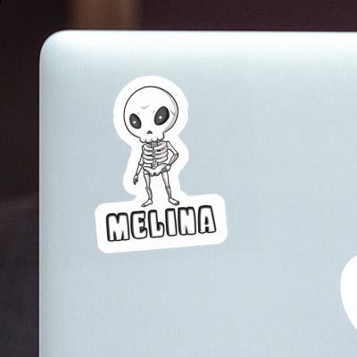 Sticker Skeleton Melina Laptop Image