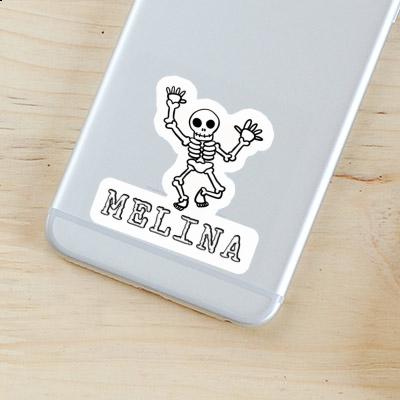 Sticker Skull Melina Laptop Image