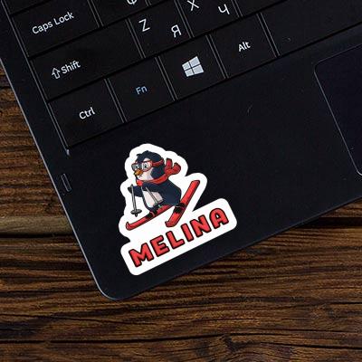 Melina Sticker Skier Gift package Image