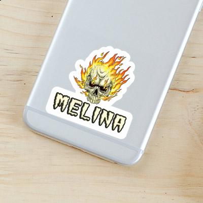 Sticker Melina Skull Gift package Image