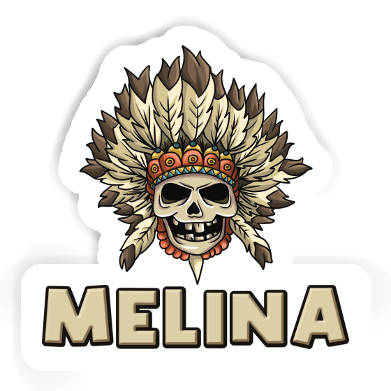 Sticker Melina Kinder Totenkopf Image