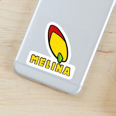 Sticker Surfboard Melina Laptop Image