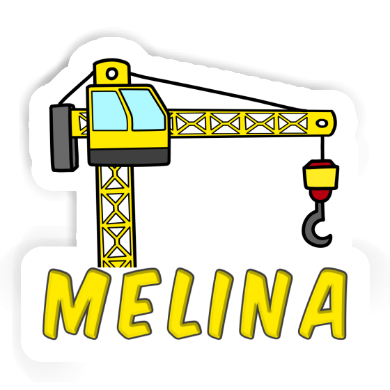 Sticker Melina Tower Crane Notebook Image