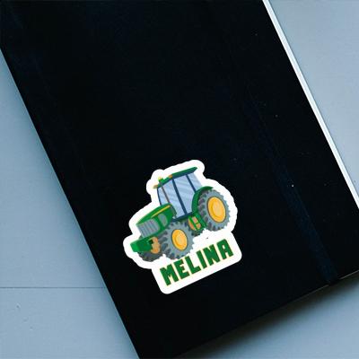 Sticker Melina Tractor Image