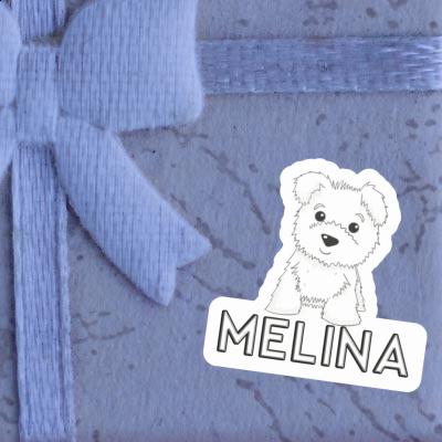 Melina Sticker Westernhund Notebook Image