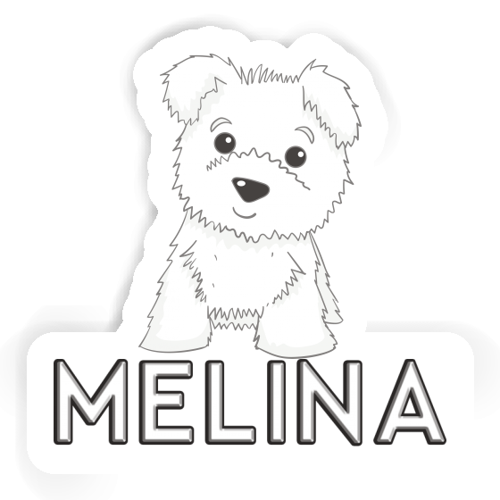 Terrier Sticker Melina Notebook Image