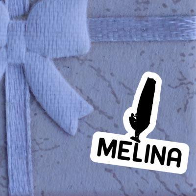 Melina Sticker Windsurfer Notebook Image