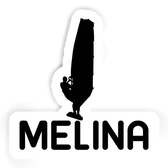 Sticker Melina Windsurfer Notebook Image