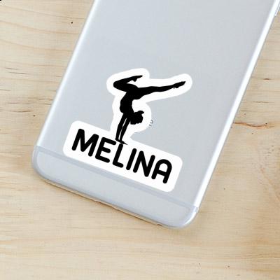 Sticker Melina Yoga Woman Notebook Image