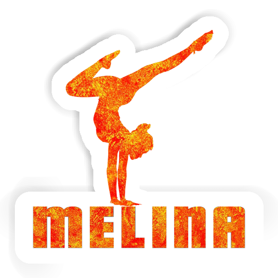 Yoga-Frau Sticker Melina Image