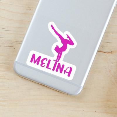 Yoga Woman Sticker Melina Notebook Image