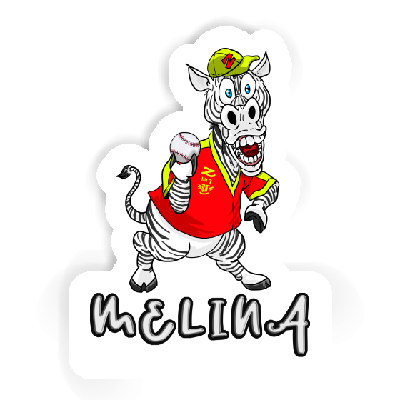 Sticker Melina Zebra Notebook Image