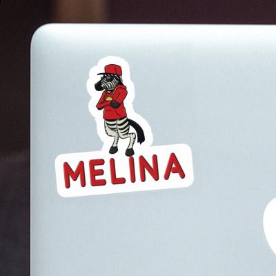 Sticker Zebra Melina Image