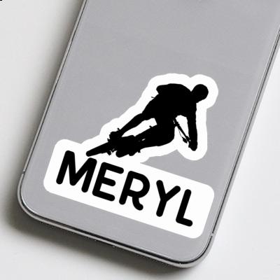 Meryl Autocollant Vététiste Notebook Image