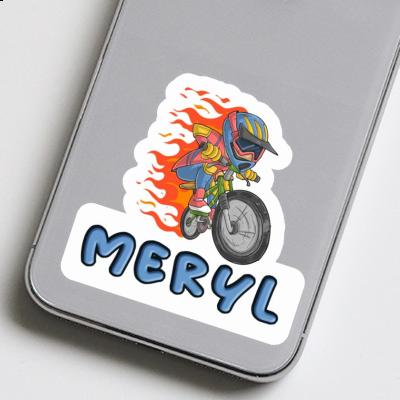 Freeride Biker Sticker Meryl Notebook Image