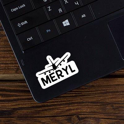 Sticker Flugzeug Meryl Laptop Sticker Flugzeug Meryl Laptop Image