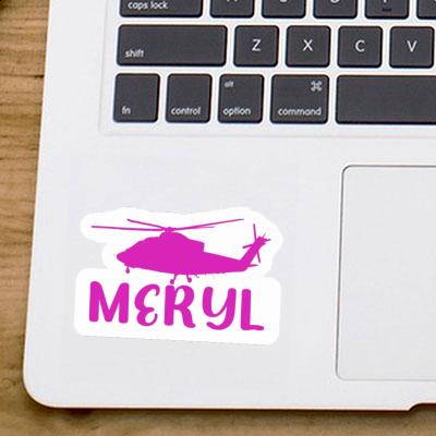 Aufkleber Helikopter Meryl Gift package Image