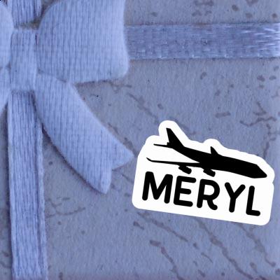 Meryl Aufkleber Jumbo-Jet Image