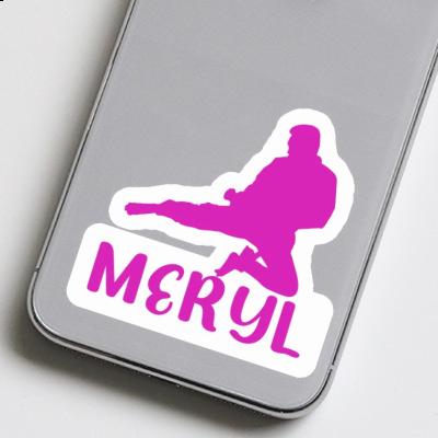 Karateka Sticker Meryl Notebook Karateka Sticker Meryl Gift package Image