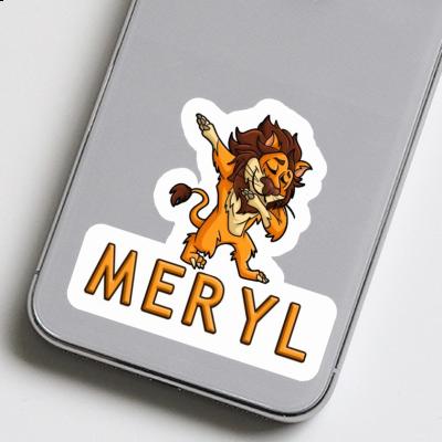 Löwe Sticker Meryl Laptop Image
