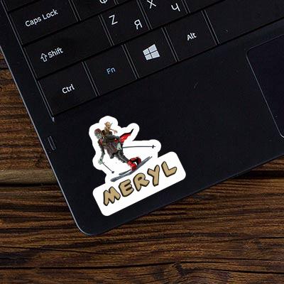 Sticker Telemarker Meryl Laptop Sticker Telemarker Meryl Laptop Image