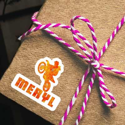 Motocross Rider Sticker Meryl Notebook Motocross Rider Sticker Meryl Gift package Image