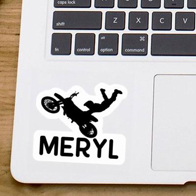 Sticker Meryl Motocross-Fahrer Notebook Sticker Meryl Motocross-Fahrer Gift package Image