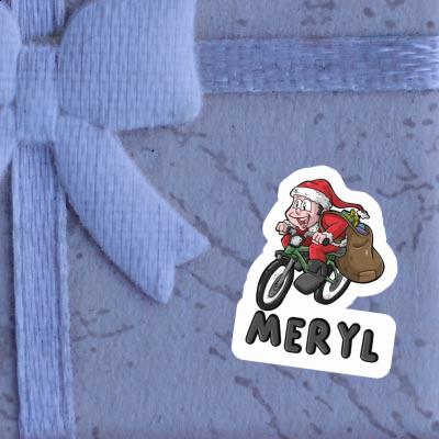 Sticker Bicycle Rider Meryl Notebook Sticker Bicycle Rider Meryl Gift package Image