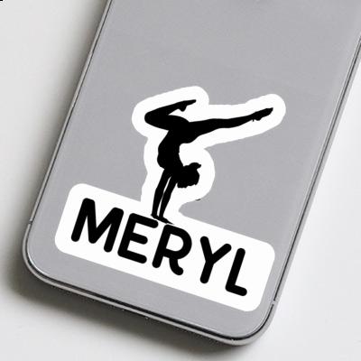 Sticker Yoga Woman Meryl Image