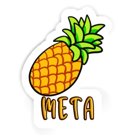 Autocollant Meta Ananas Image