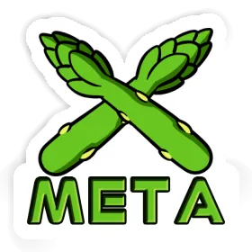 Aufkleber Meta Spargel Image