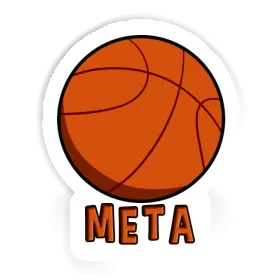 Meta Aufkleber Basketball Image