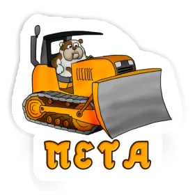 Bulldozer Aufkleber Meta Image