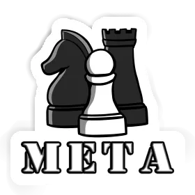 Pièce d'échec Autocollant Meta Image