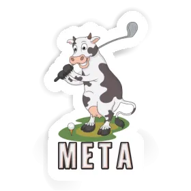 Autocollant Vache Meta Image