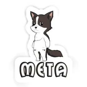 Aufkleber Meta Border Collie Image