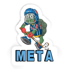 Sticker Meta Hockey Player Image