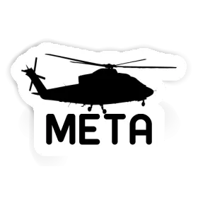 Autocollant Meta Hélicoptère Image