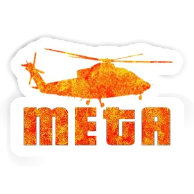 Autocollant Hélicoptère Meta Image