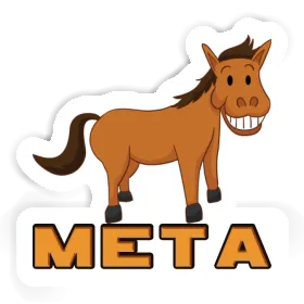 Sticker Meta Pferd Image